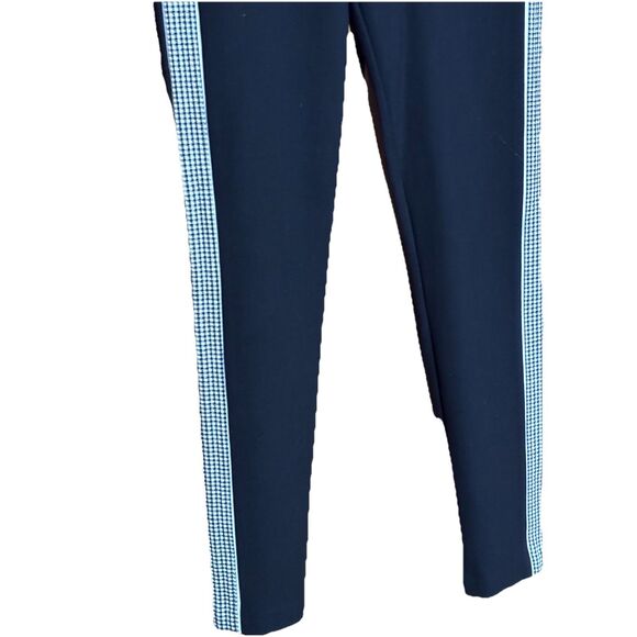 Zara Trafaluc Collection Legging Women's Black Side White Stripe Ponte Size M - Picture 3 of 16